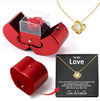 Eternal Love Rose Jewelry Box
